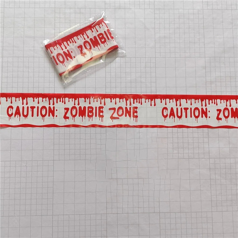 Party Decoration Warning Tape Scary Caution