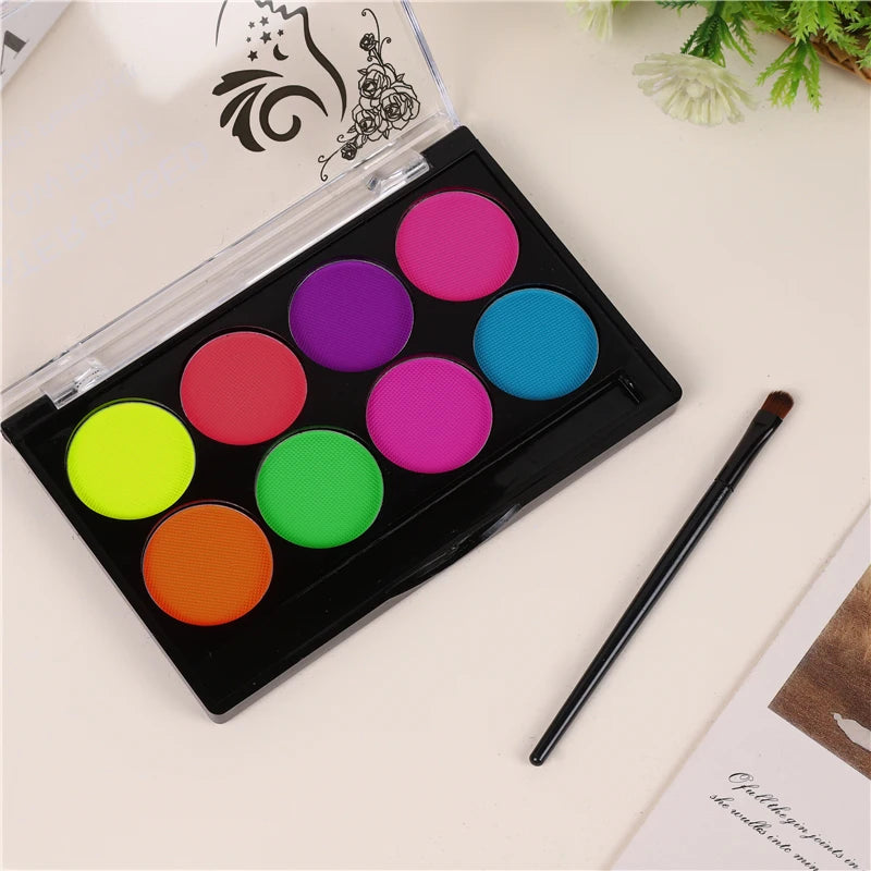 Oil painting body painting drama makeup