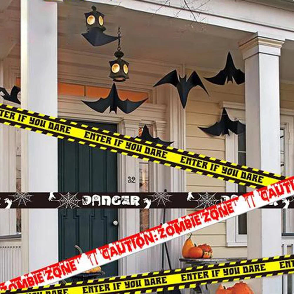 Party Decoration Warning Tape Scary Caution