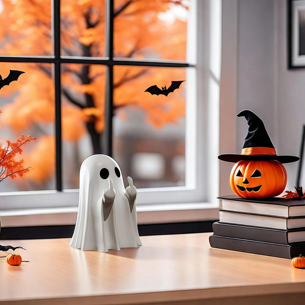 Halloween Refers To Cute Ghost Statues