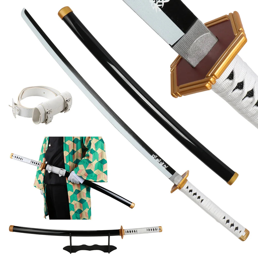 41-Inch Anime-Inspired Samurai Katana Cosplay Prop